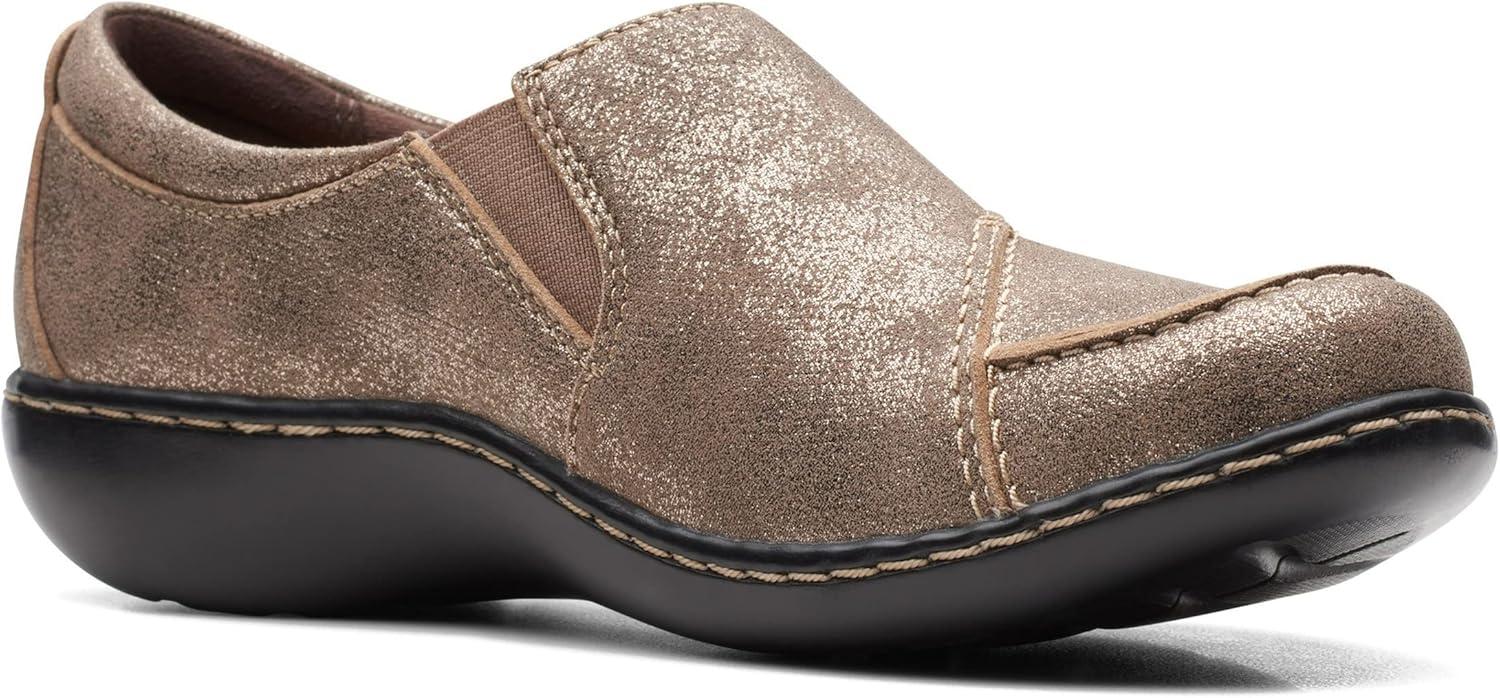 imageClarks Womens Ashland Lane Q LoafersBronze Metallic