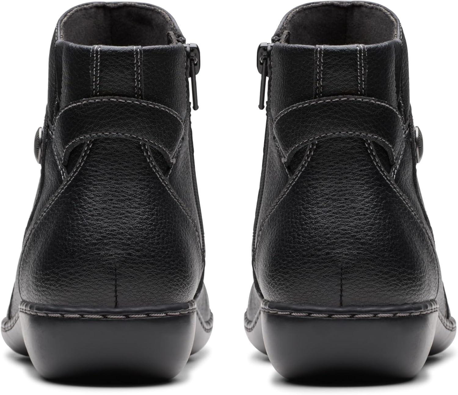 imageClarks Womens Ashland Mabel BootsBlack Tumbled