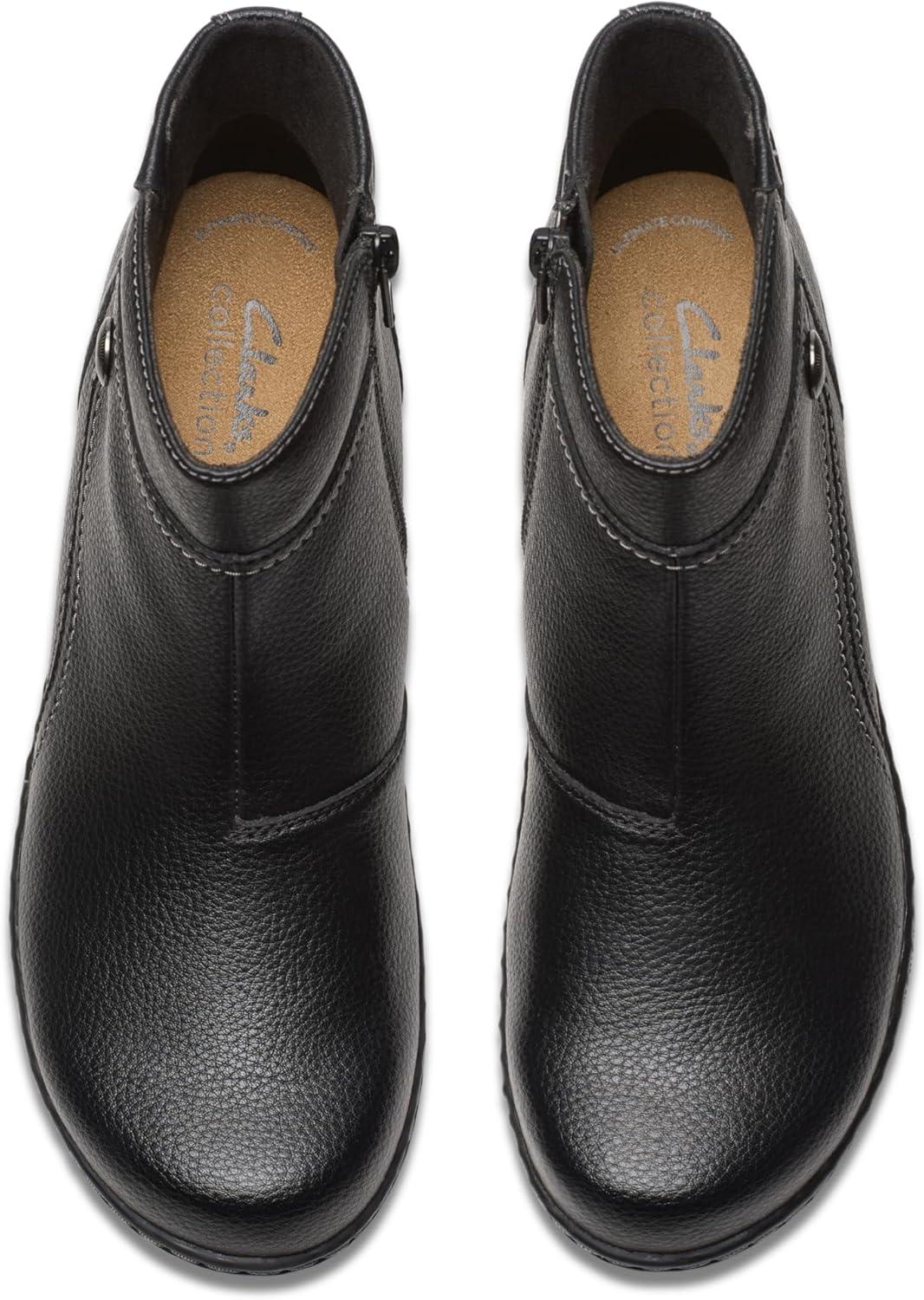 imageClarks Womens Ashland Mabel BootsBlack Tumbled