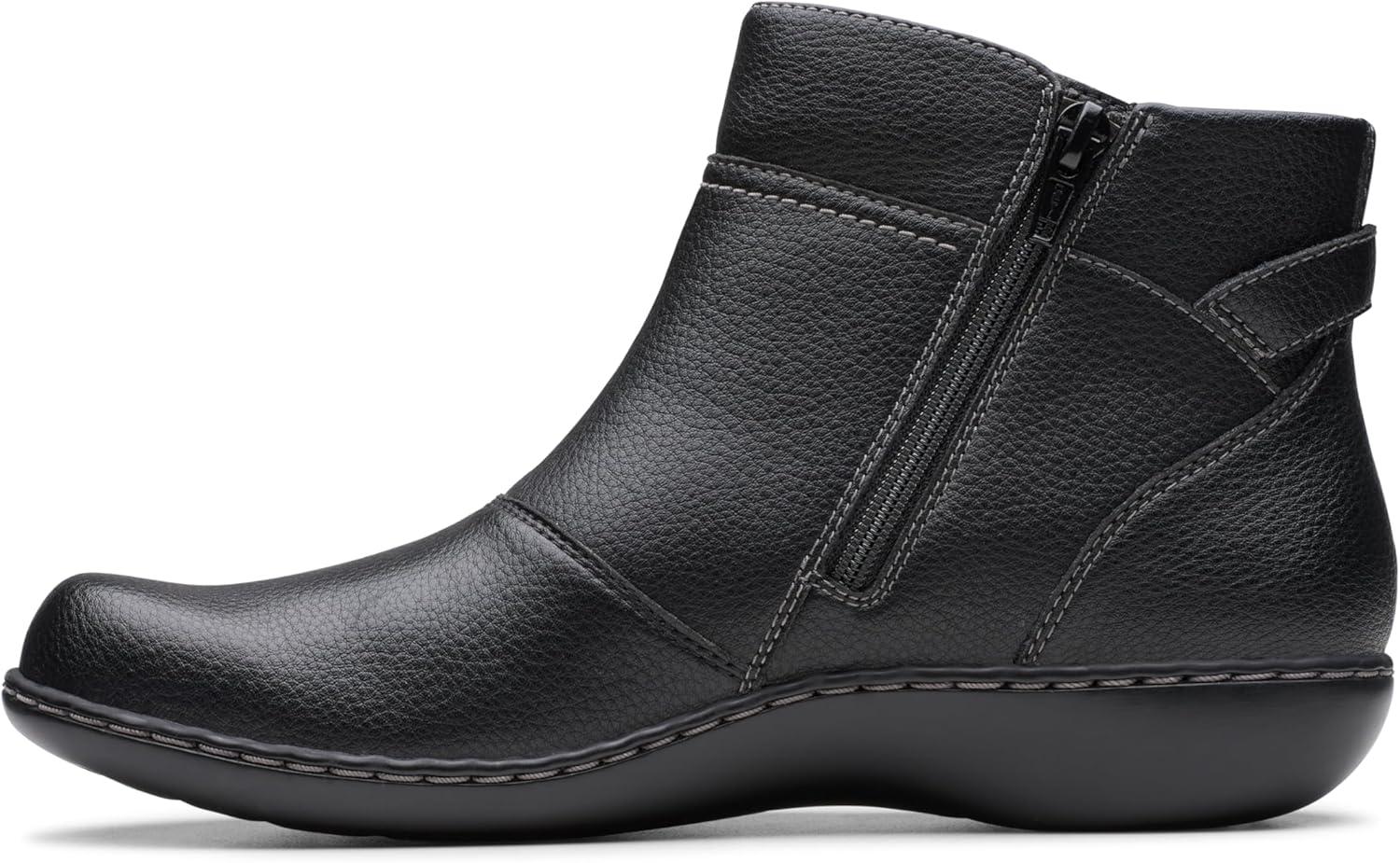 imageClarks Womens Ashland Mabel BootsBlack Tumbled