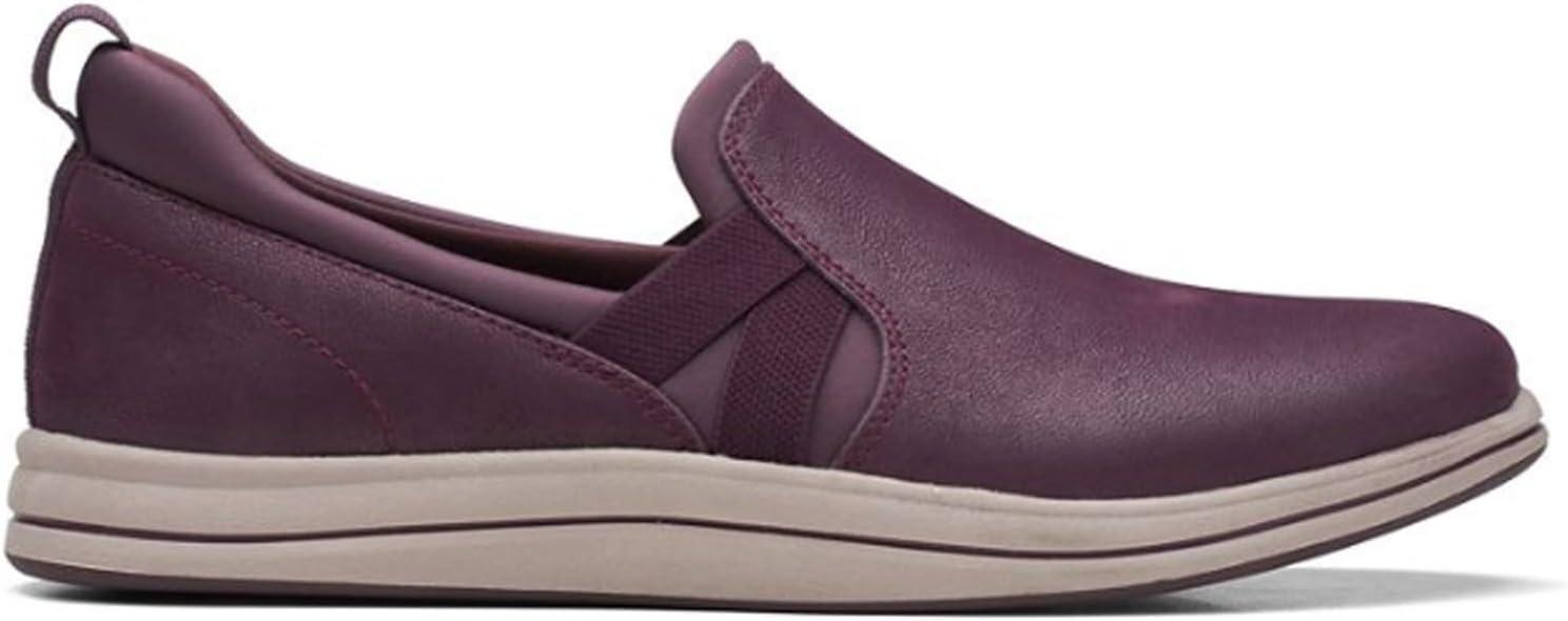 imageClarks Womens Breeze Bali Loafer FlatBurgundy Synthetic