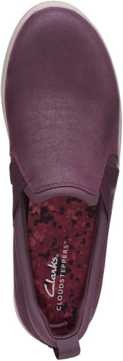 imageClarks Womens Breeze Bali Loafer FlatBurgundy Synthetic