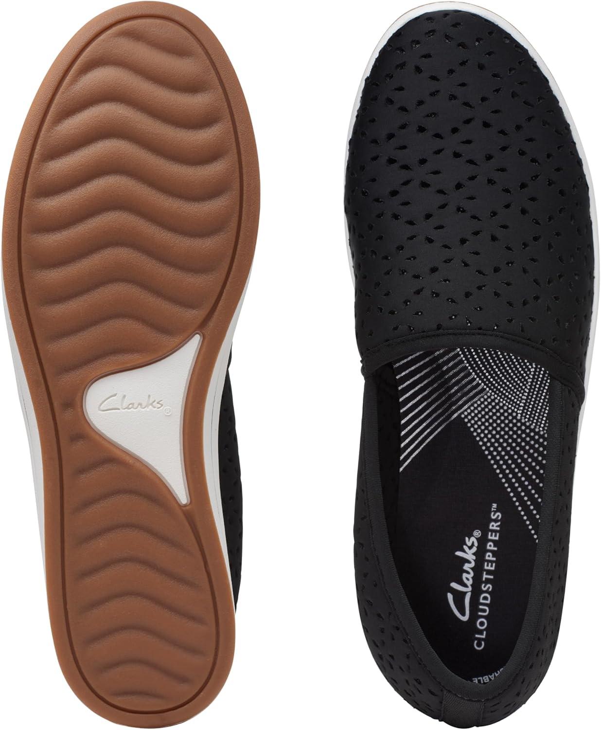 imageClarks Womens Breeze Emily LoafersBlack Synthetic