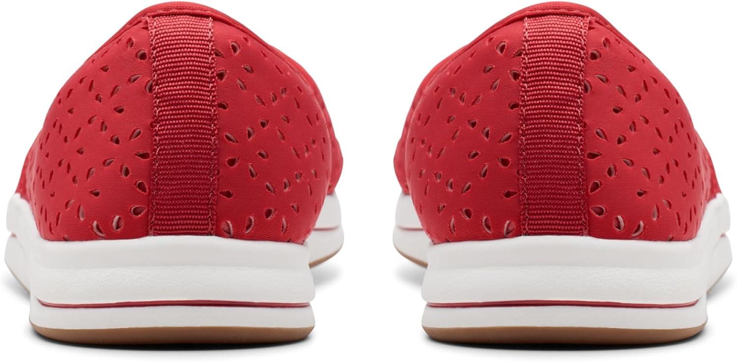 imageClarks Womens Breeze Emily LoafersCherry Textile