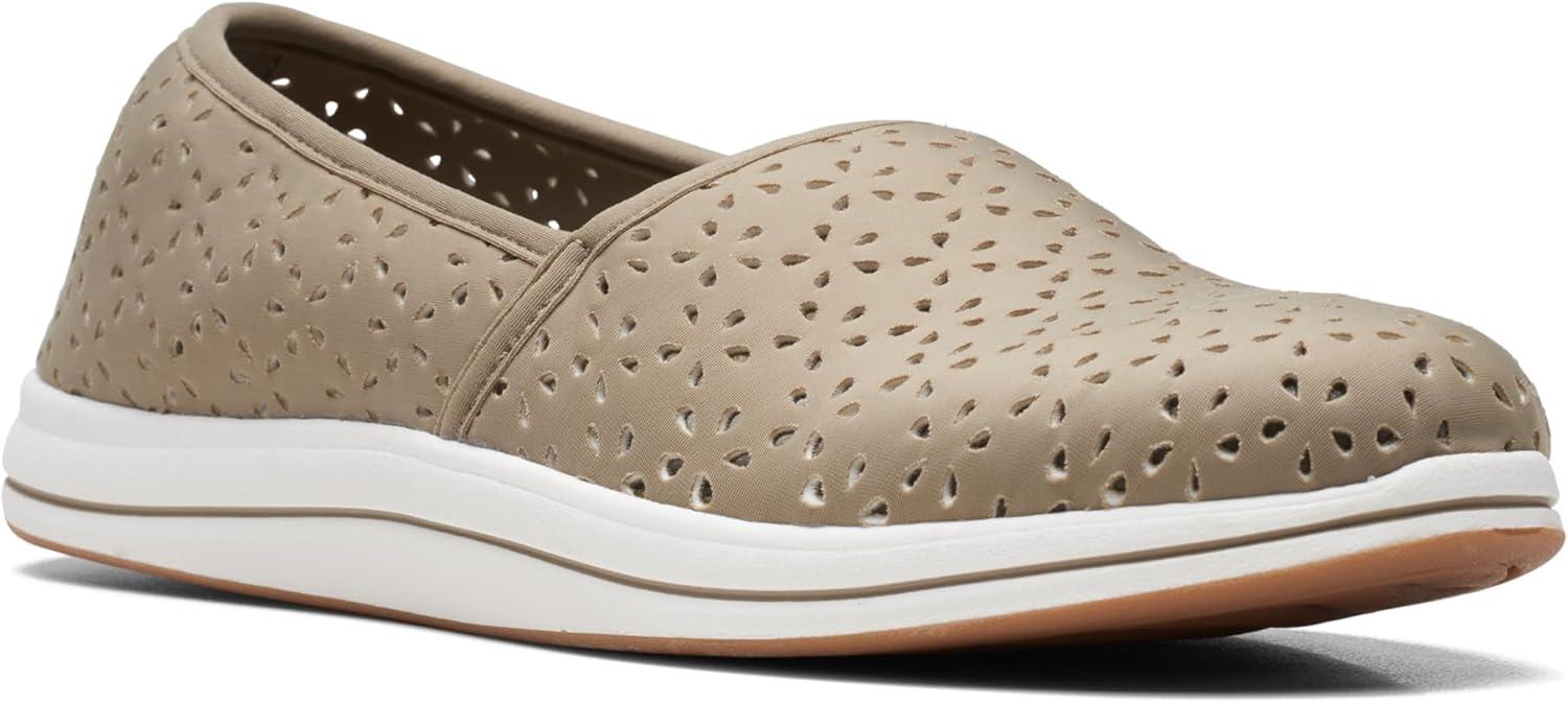 imageClarks Womens Breeze Emily LoafersOlive Synthetic