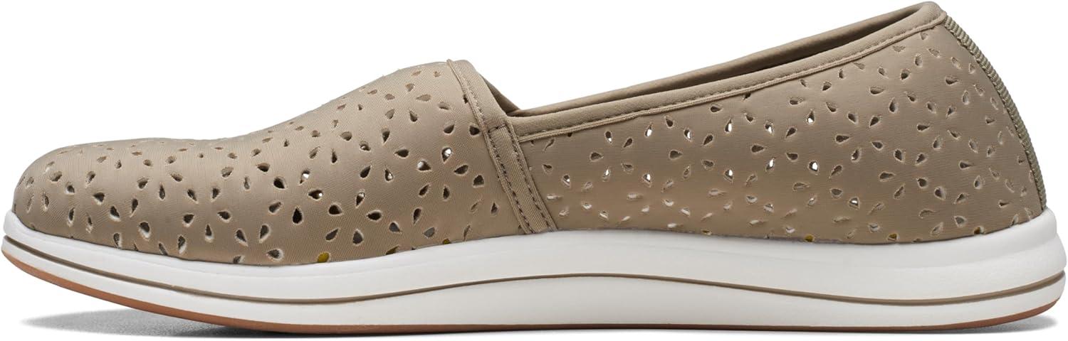 imageClarks Womens Breeze Emily LoafersOlive Synthetic