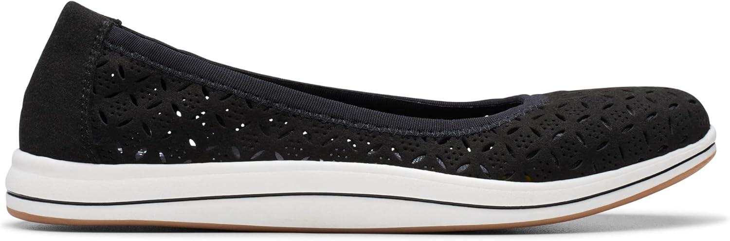 imageClarks Womens Breeze Roam ShoesBlack Textile