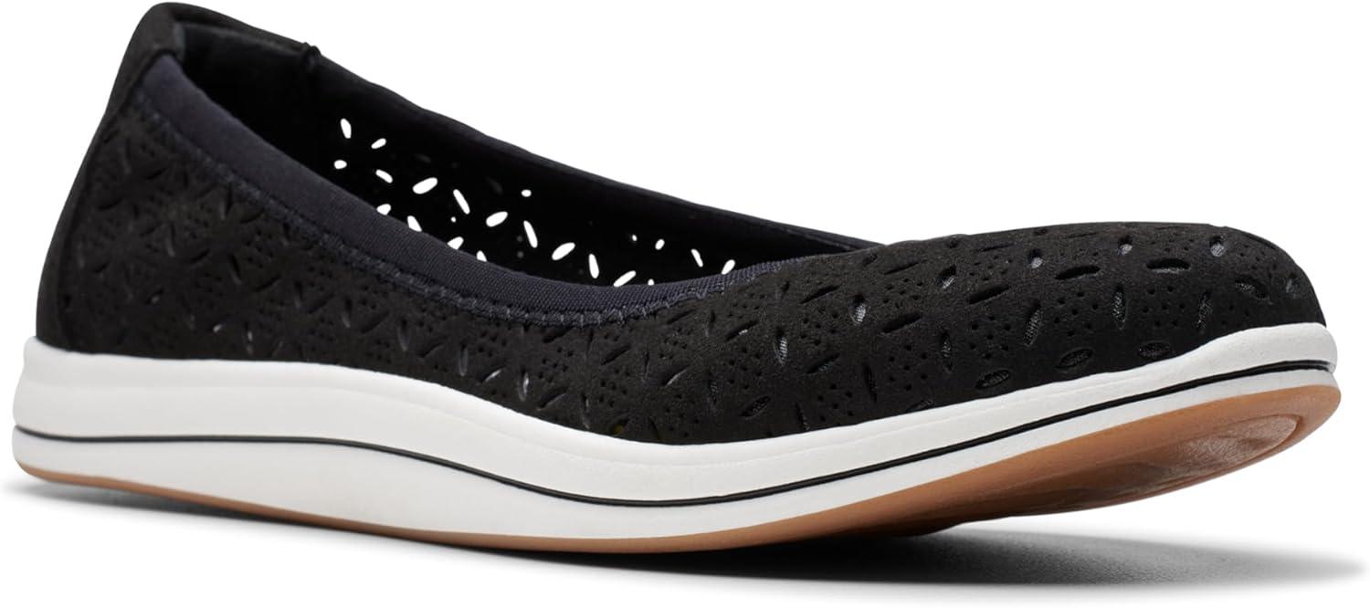 imageClarks Womens Breeze Roam ShoesBlack Textile