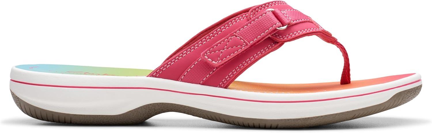 imageClarks Womens Breeze Sea FlipFlopBright Pink Ombre