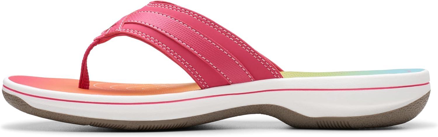 imageClarks Womens Breeze Sea FlipFlopBright Pink Ombre