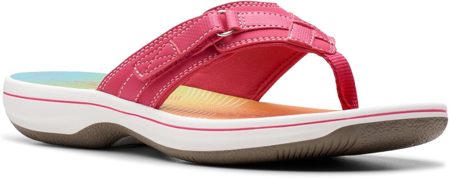 imageClarks Womens Breeze Sea FlipFlopBright Pink Ombre