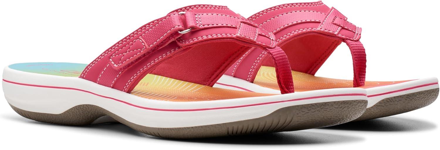 imageClarks Womens Breeze Sea FlipFlopBright Pink Ombre