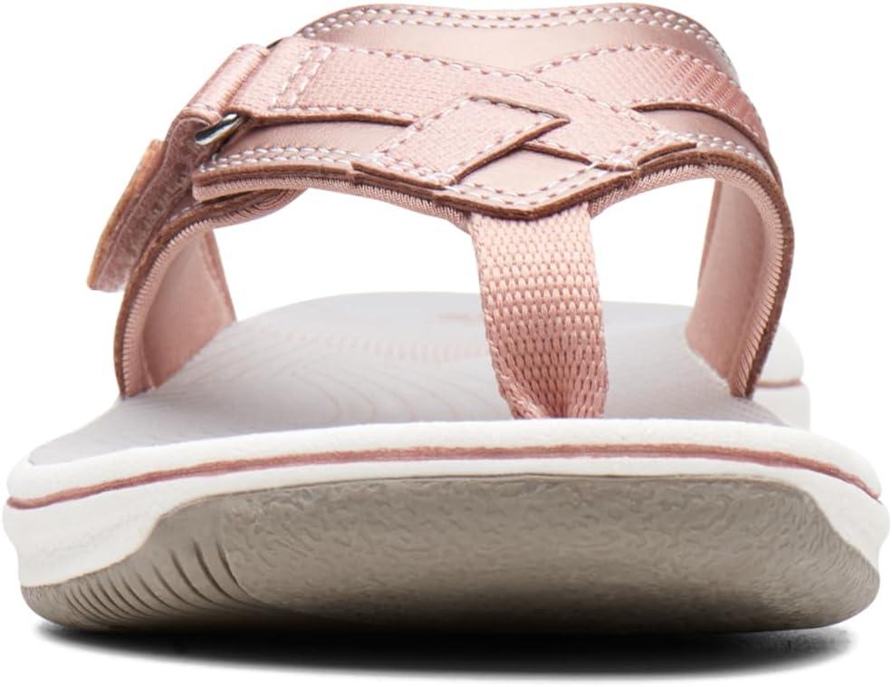 imageClarks Womens Breeze Sea FlipFlopRose Gold Synthetic