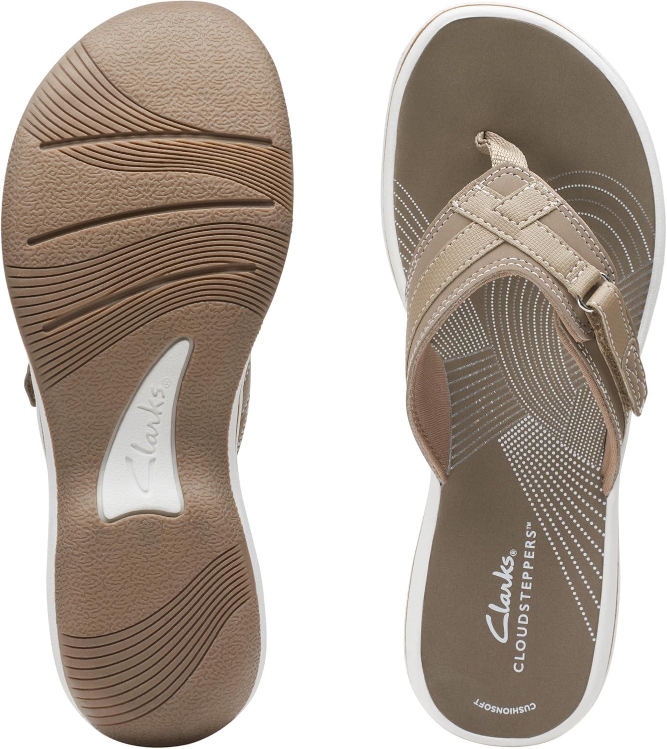 imageClarks Womens Breeze Sea FlipFlopTaupe