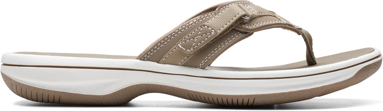 imageClarks Womens Breeze Sea FlipFlopTaupe