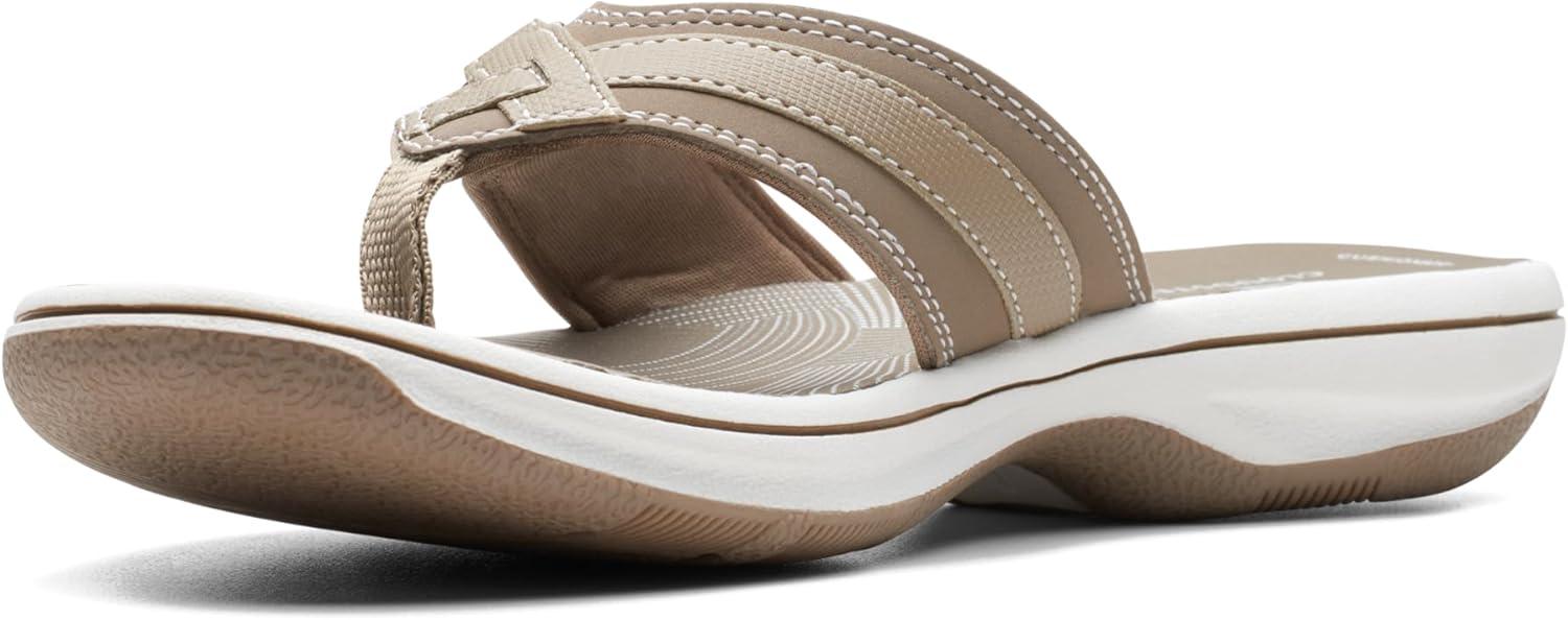 imageClarks Womens Breeze Sea FlipFlopTaupe