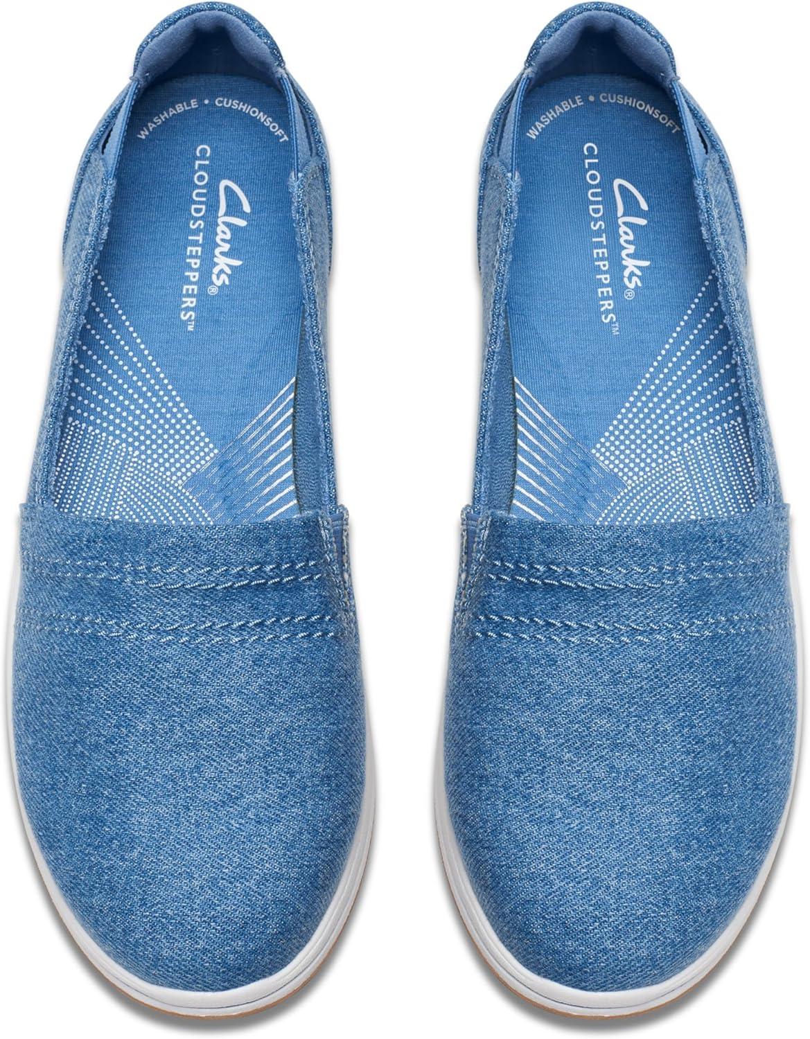 imageClarks Womens Breeze Step II LoafersBlue Interest
