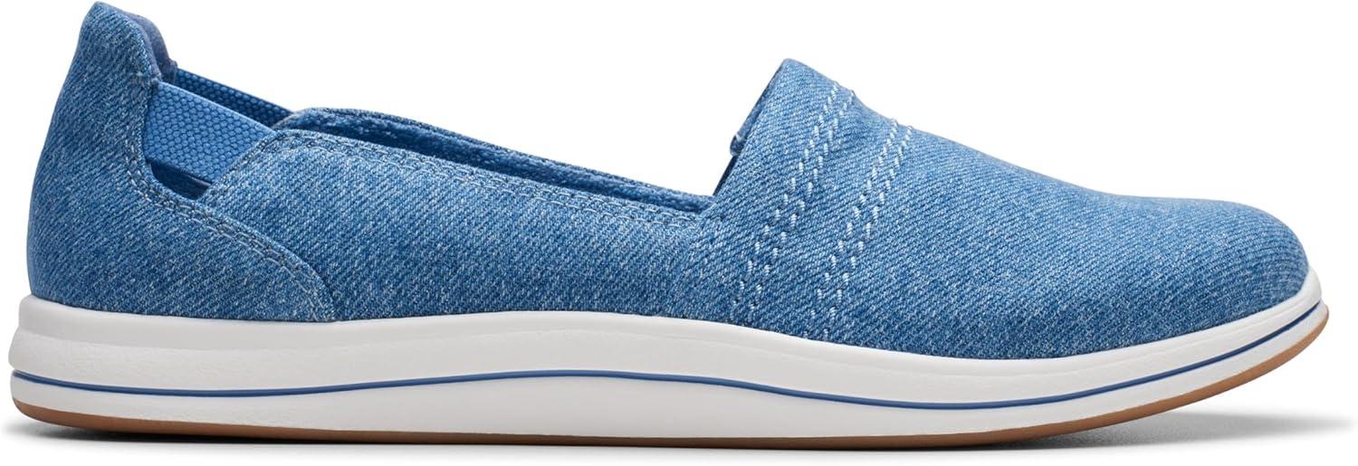imageClarks Womens Breeze Step II LoafersBlue Interest