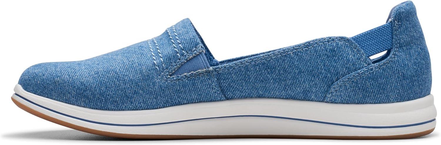 imageClarks Womens Breeze Step II LoafersBlue Interest