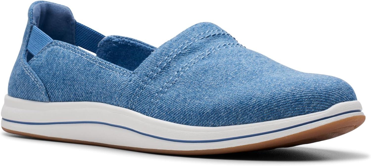 imageClarks Womens Breeze Step II LoafersBlue Interest