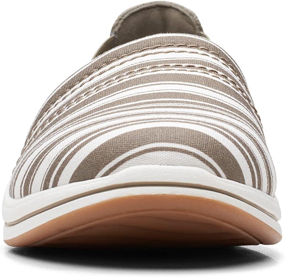imageClarks Womens Breeze Step II LoafersOliveWhite