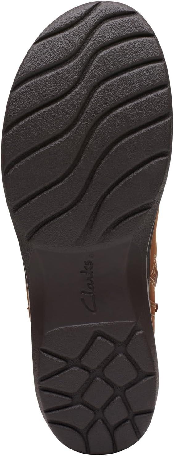 imageClarks Womens Carleigh Jade Ankle BootsDark Tan Nubuck