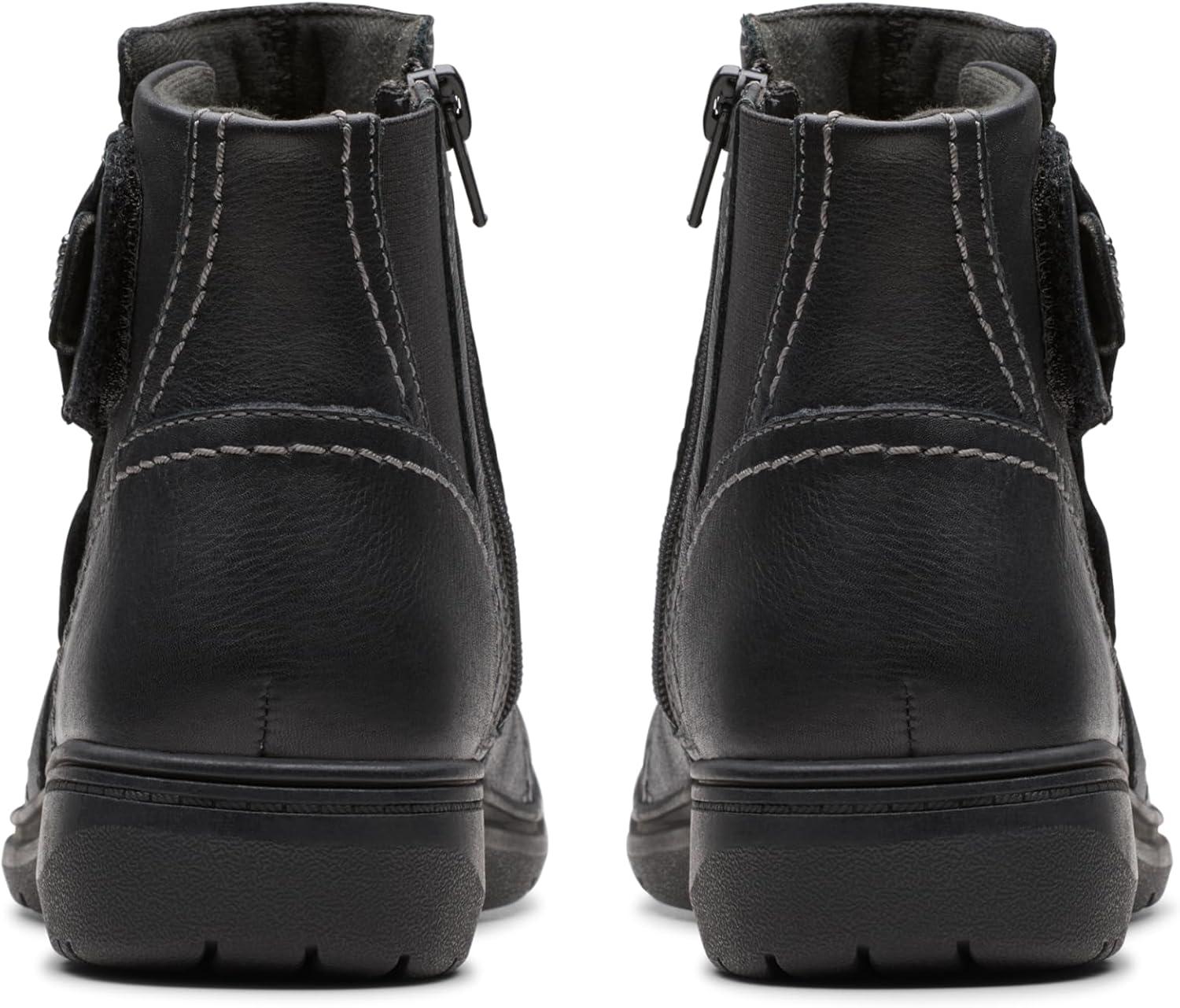 imageClarks Womens Carleigh Style BootsBlack Leather