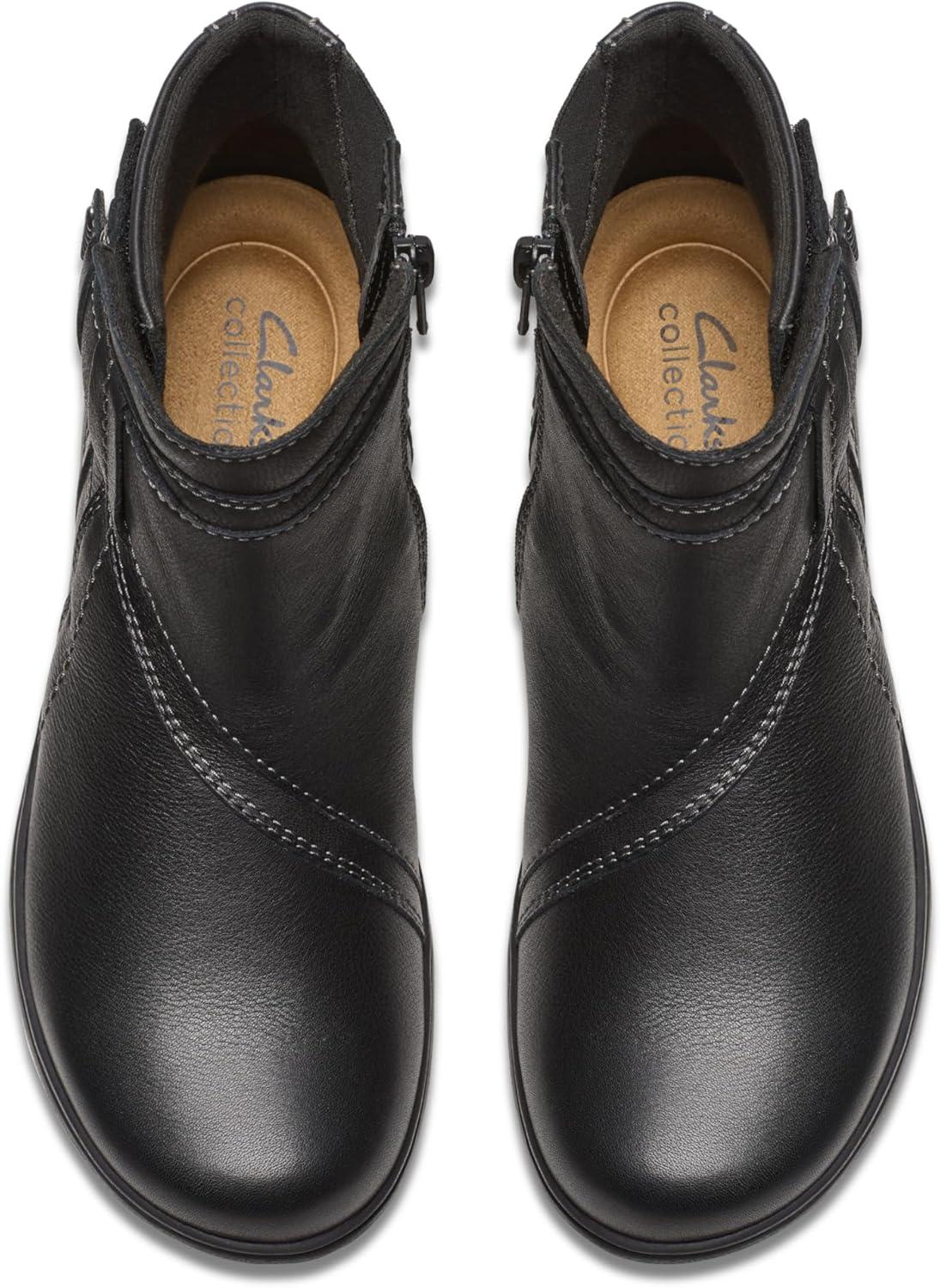 imageClarks Womens Carleigh Style BootsBlack Leather