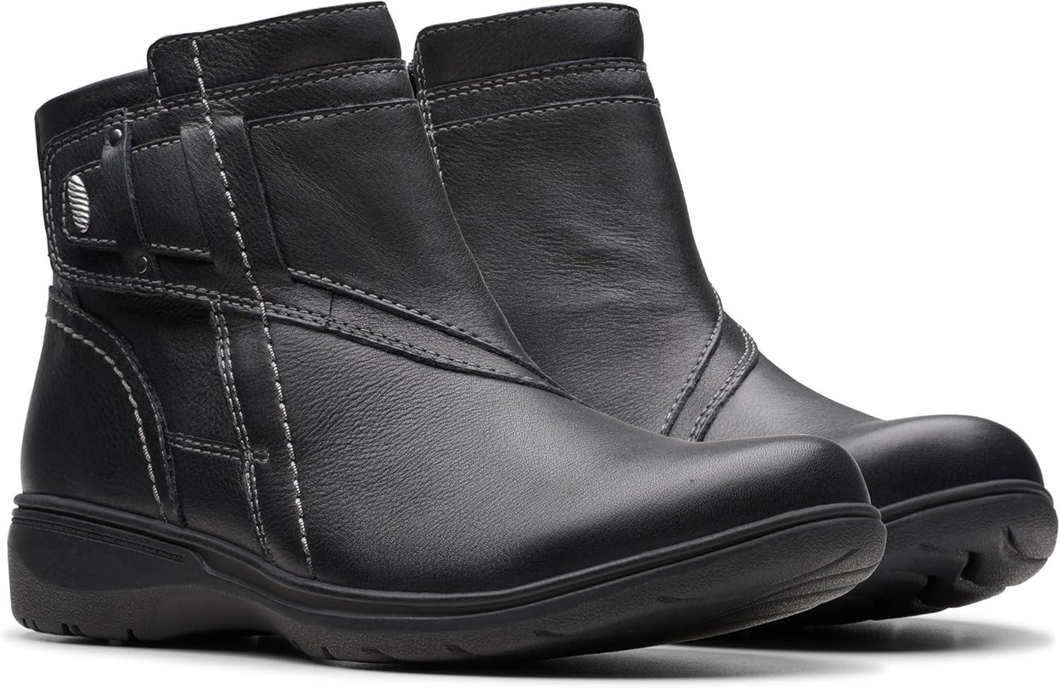 imageClarks Womens Carleigh Style BootsBlack Leather