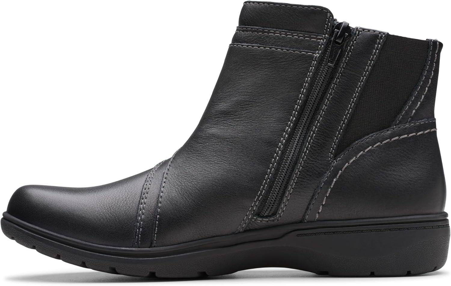 imageClarks Womens Carleigh Style BootsBlack Leather