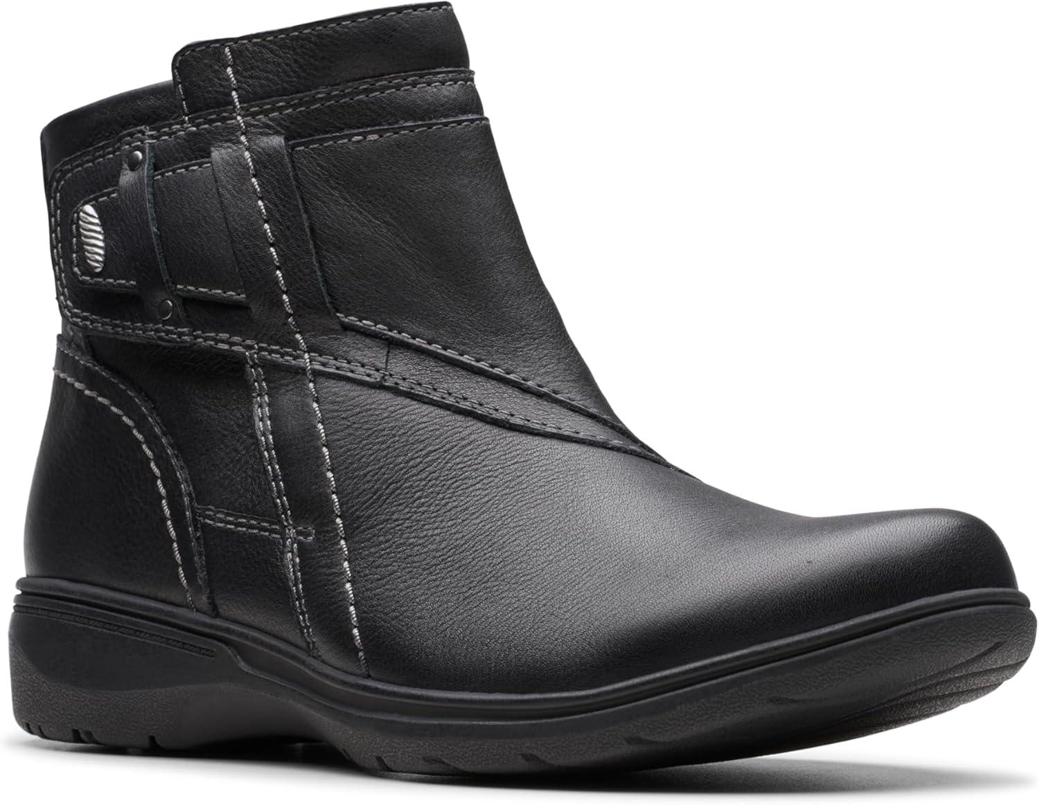 imageClarks Womens Carleigh Style BootsBlack Leather