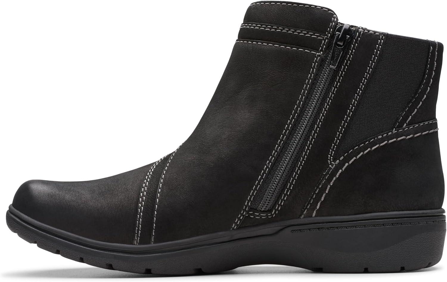 imageClarks Womens Carleigh Style BootsBlack Nubuck