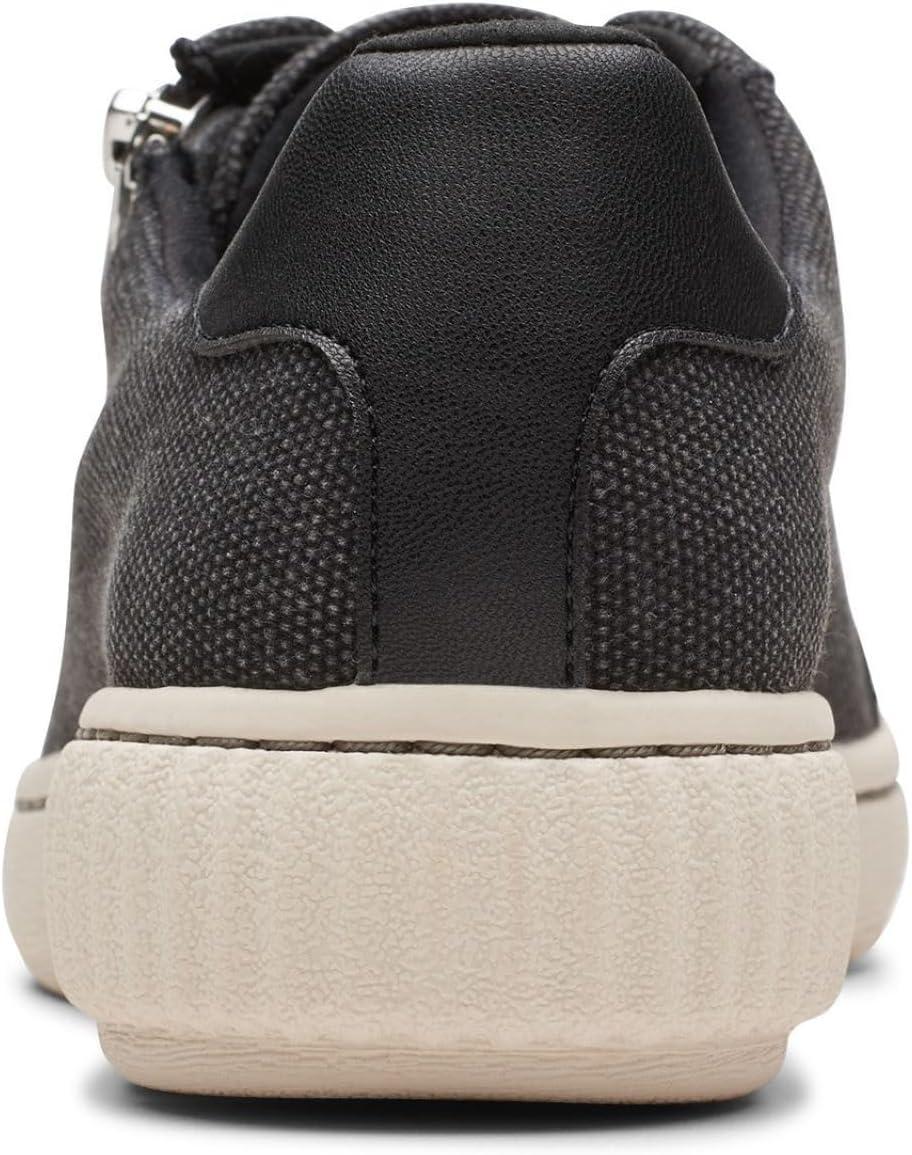 imageClarks Womens Caroline Echo Canvas Side Zip Fashion SneakerBlack