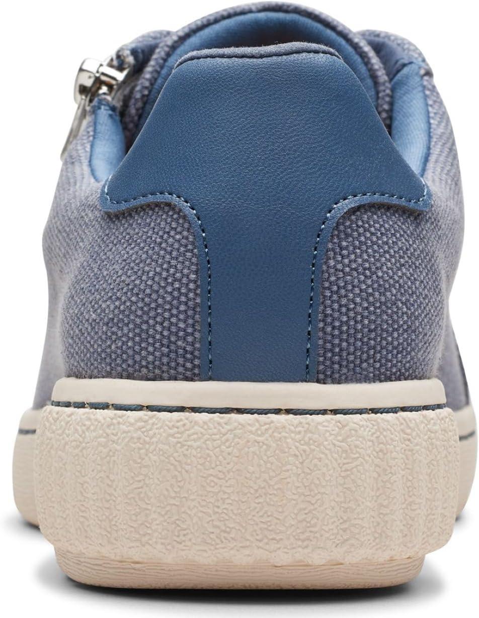 imageClarks Womens Caroline Echo Canvas Side Zip Fashion SneakerDenim Textile