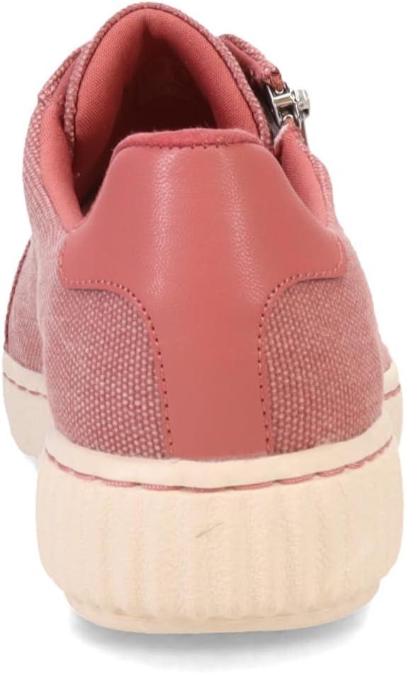 imageClarks Womens Caroline Echo Canvas Side Zip Fashion SneakerDusty Rose