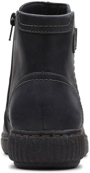 imageClarks Womens Caroline Orchid Ankle BootsBlack Leat