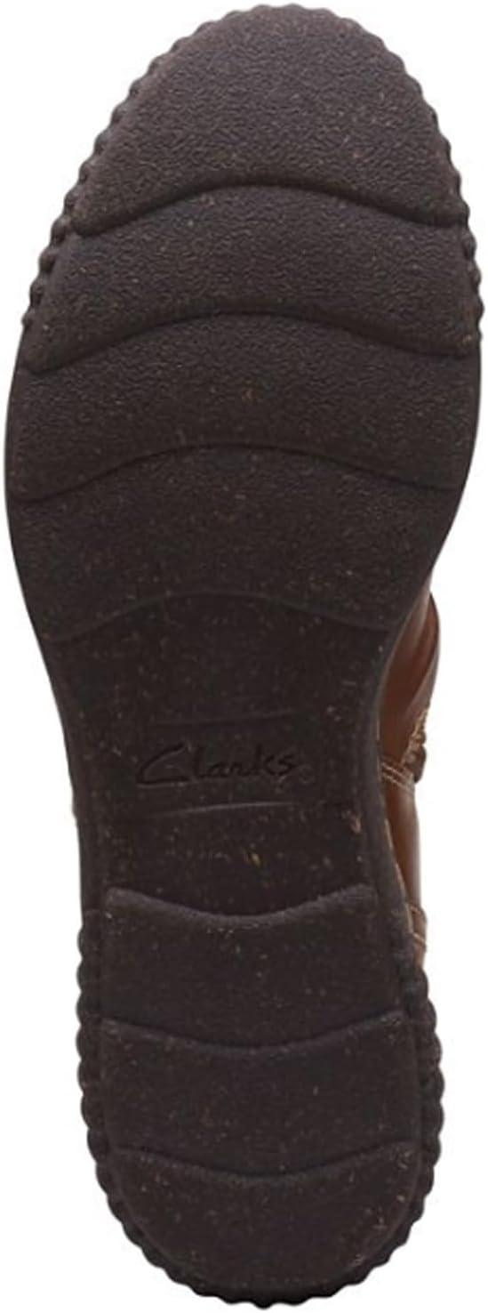 imageClarks Womens Caroline Orchid Ankle BootsDark Tan Leather