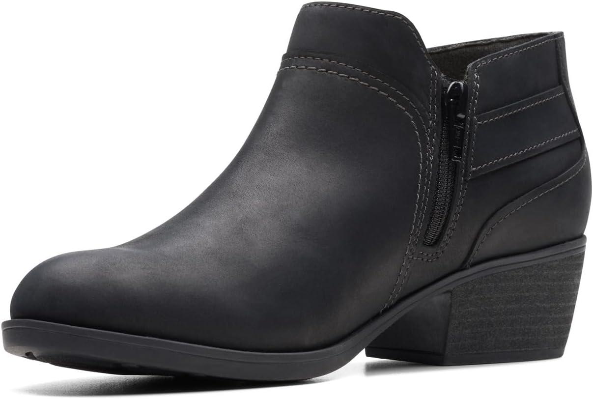 imageClarks Womens Charlten Grace BootsBlack Oily