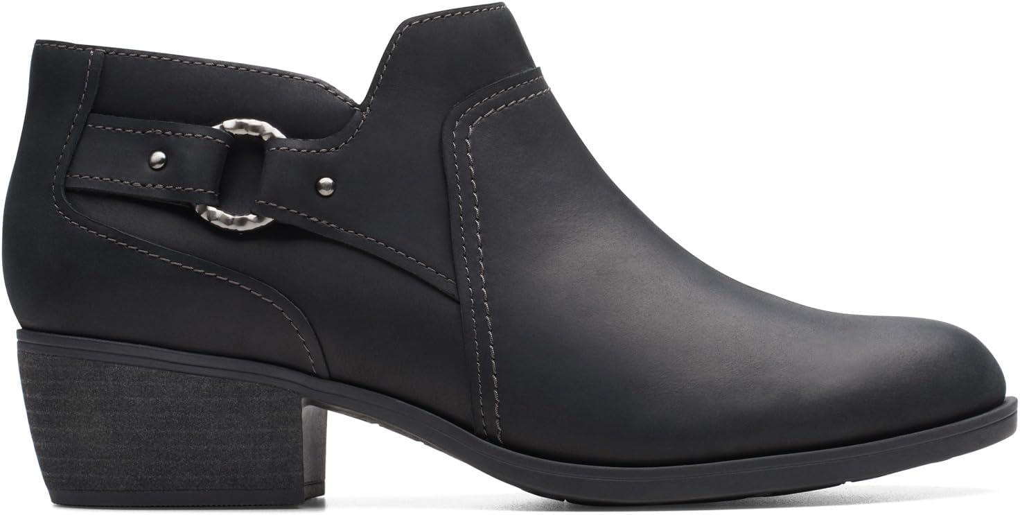 imageClarks Womens Charlten Grace BootsBlack Oily