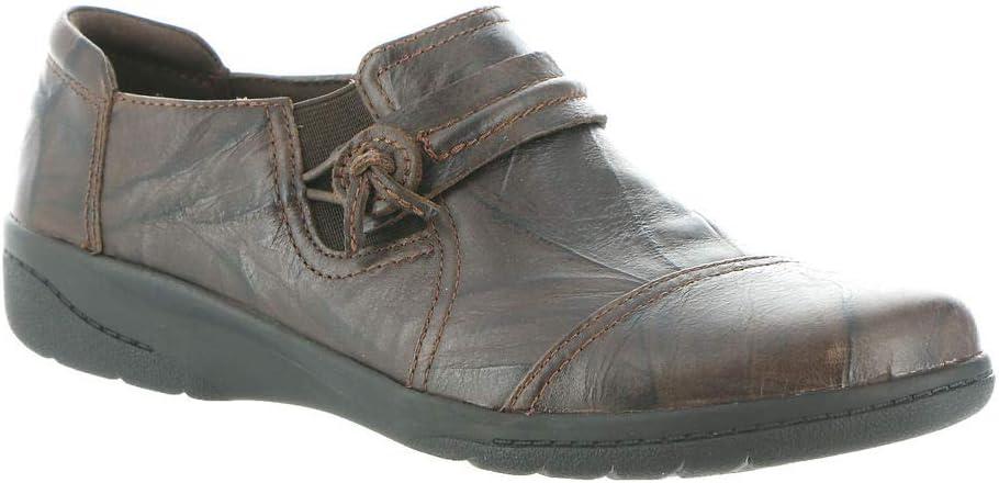 imageClarks Womens Cheyn Madi LoaferDark Brown Tumbled Leather