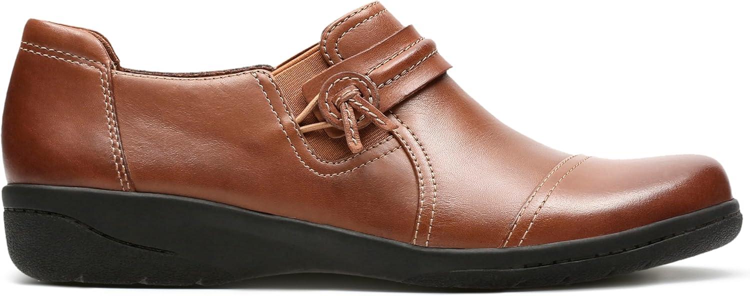 imageClarks Womens Cheyn Madi LoaferDark Tan Leather