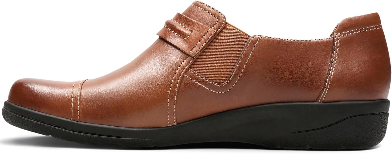 imageClarks Womens Cheyn Madi LoaferDark Tan Leather