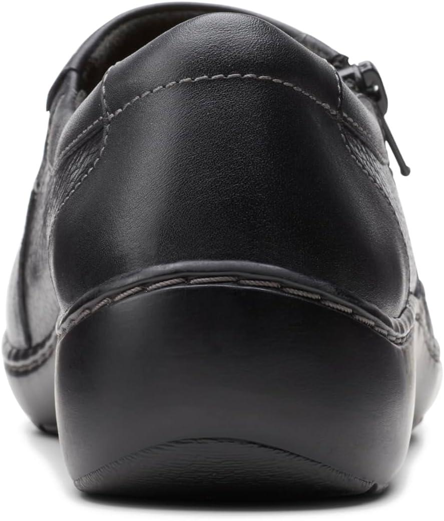 imageClarks Womens Cora Giny LoafersBlack Tumbled