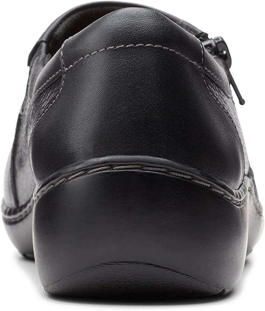 imageClarks Womens Cora Giny LoafersBlack Tumbled