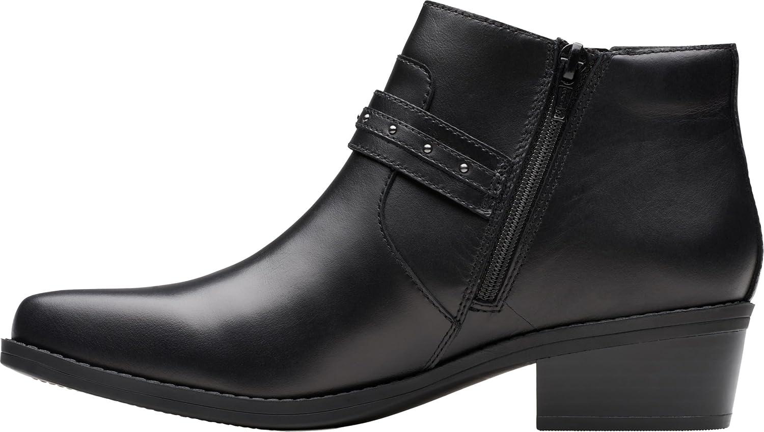 imageClarks Womens Danyelle Wish Ankle BootBlack Leather