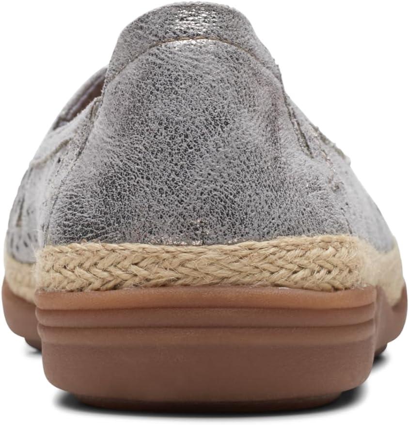 imageClarks Womens Elaina Ruby LoafersPewter Textile