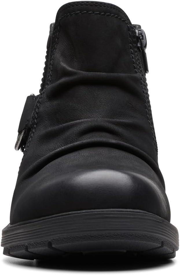 imageClarks Womens Hearth Faye Ankle BootBlack Leather