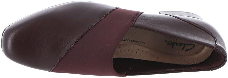 imageClarks Womens Juliet Gem LoafersBurgundy Leather