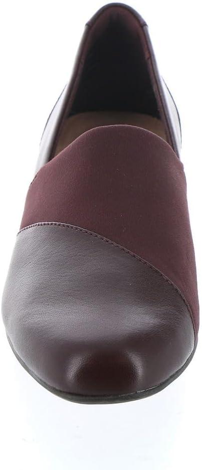 imageClarks Womens Juliet Gem LoafersBurgundy Leather