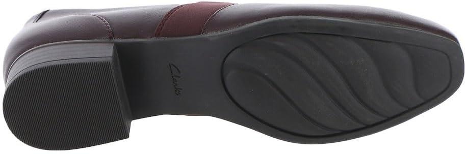 imageClarks Womens Juliet Gem LoafersBurgundy Leather